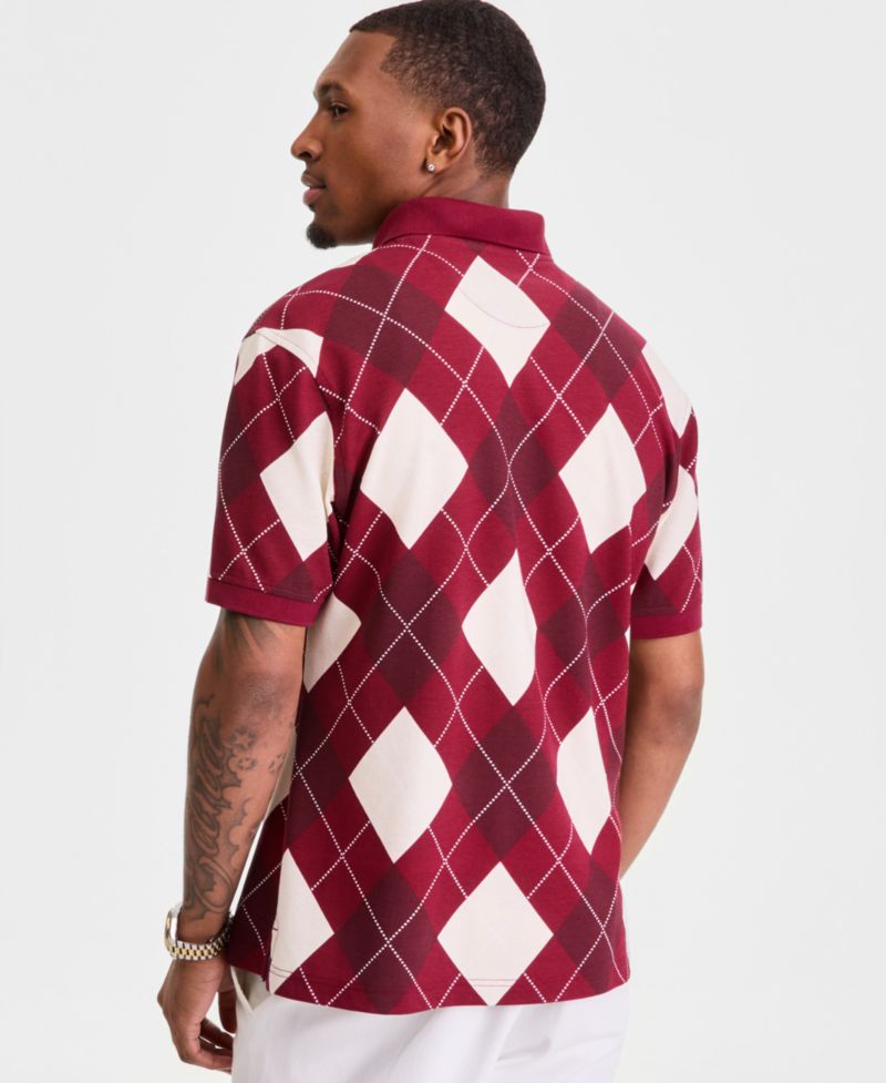 Men's Argyle Polo Shirt