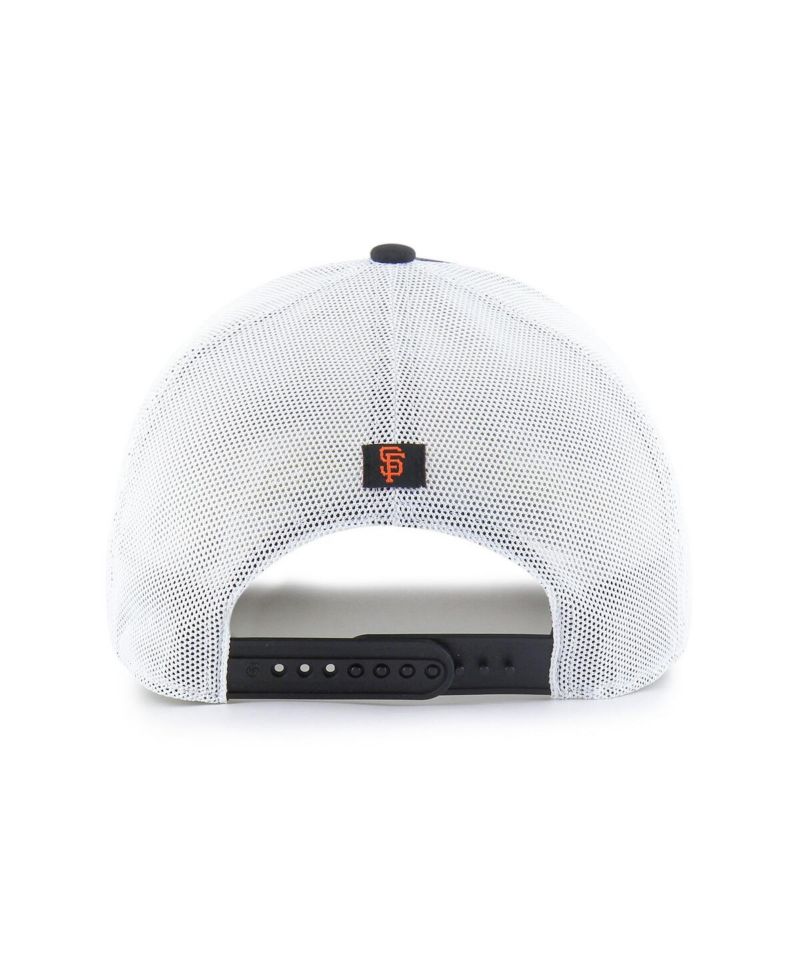 Men's Black/White San Francisco Giants Fairway Trucker Adjustable Hat