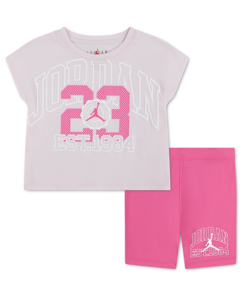 Boys' 4-6X Boxy Top and Bike Shorts, 2-Piece Set
