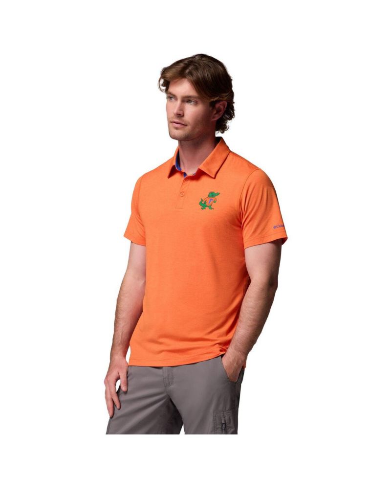 Men's Orange Florida Gators Tech Trail Polo Shirt
