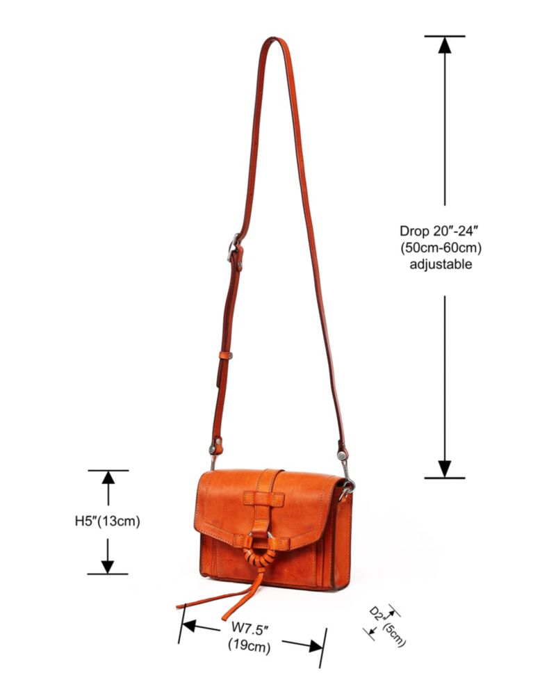 Anemone Small Leather Crossbody Bag