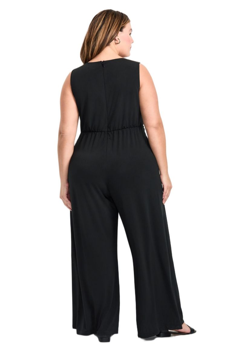 Women's Plus Size Audrey Twist Front Jumpsuit