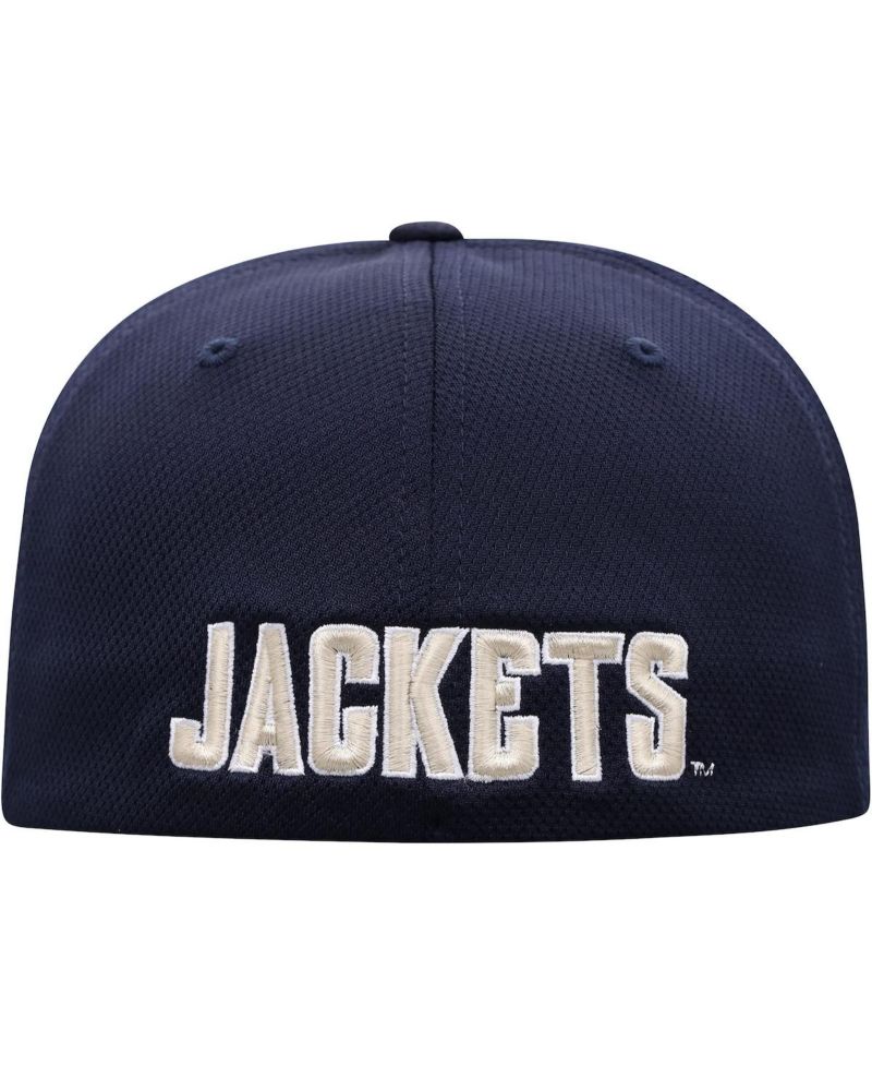 Men's Navy Georgia Tech Yellow Jackets Reflex Logo Flex Hat