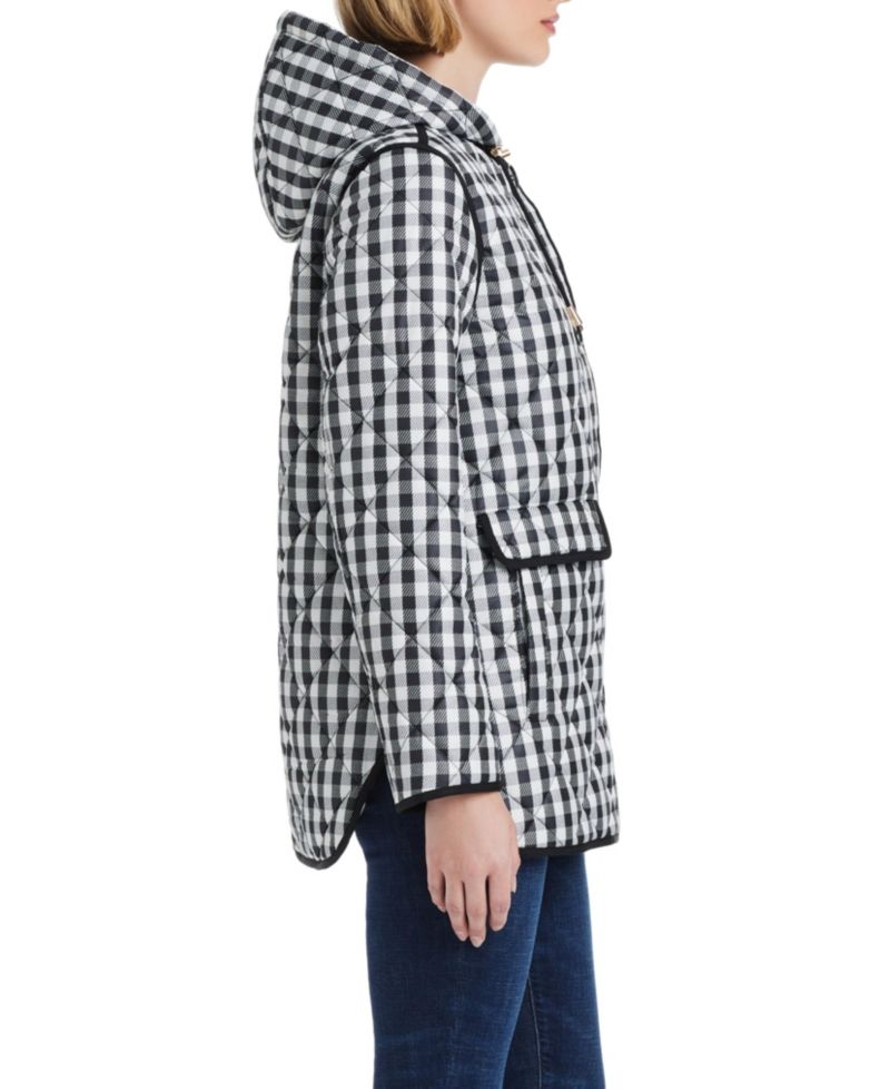 Women's Diamond Quilted A-line Jacket