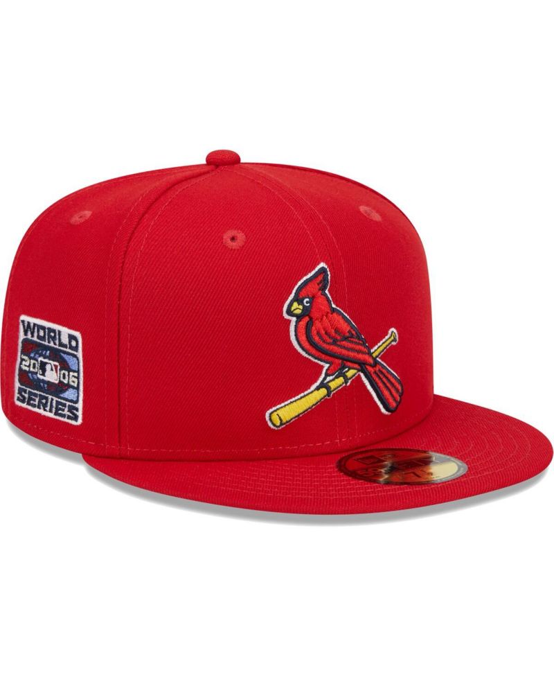 Men's Red St. Louis Cardinals Alternate Logo 2006 World Series Team Color 59FIFTY Fitted Hat