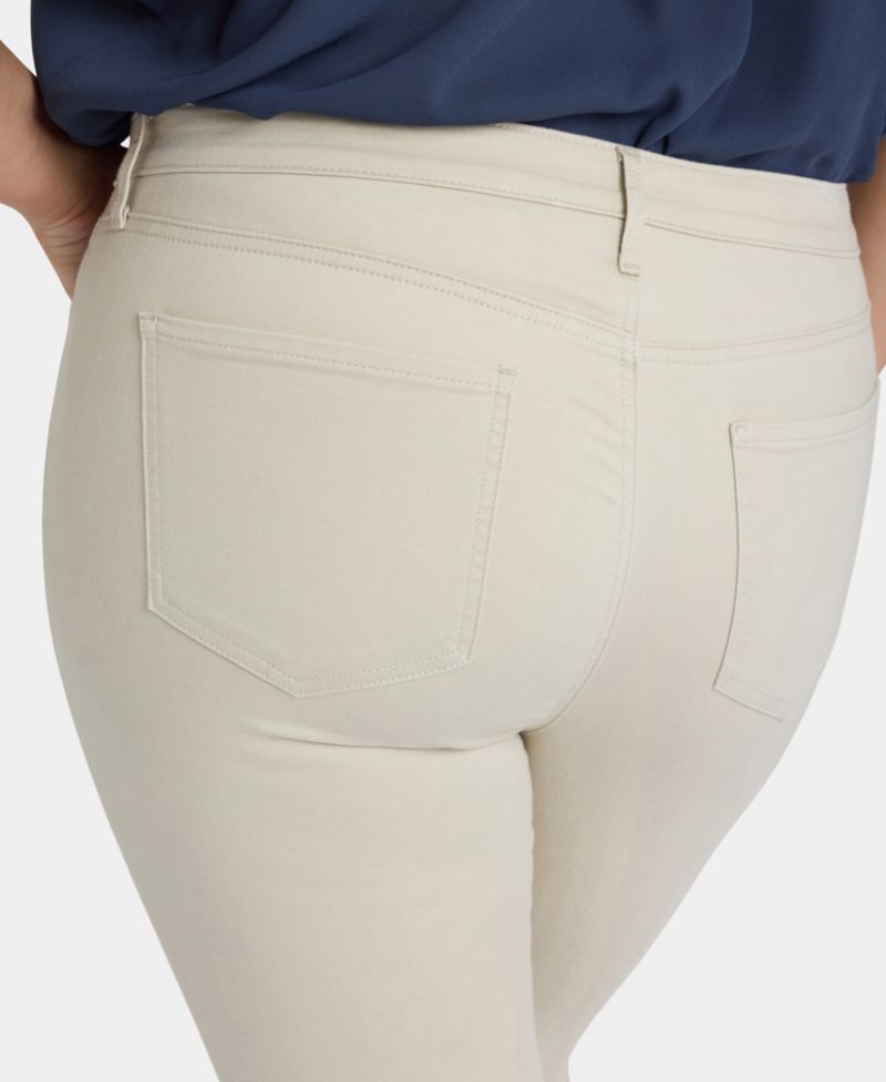 Plus Size Sheri Ankle Fray Hem Jeans with Lift Tuck Technology