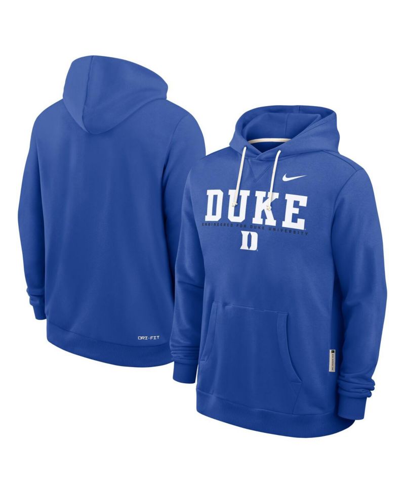 Men's Royal Duke Blue Devils 2025 Sideline Standard Issue Dri-FIT Hoodie