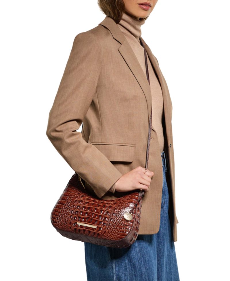 Small Stephie Melbourne Small Leather Crossbody Bag