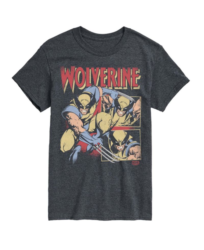 Men's Wolverine Vintage Faded Short-Sleeve Graphic T-Shirt