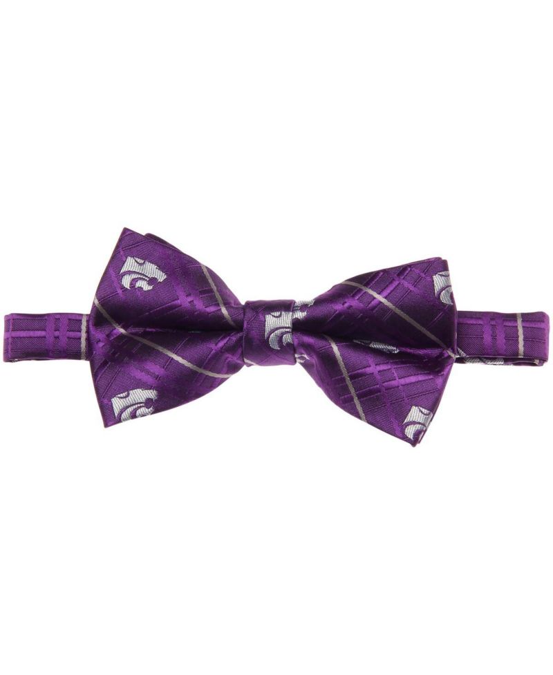 Men's Purple Kansas State Wildcats Oxford Bow Tie