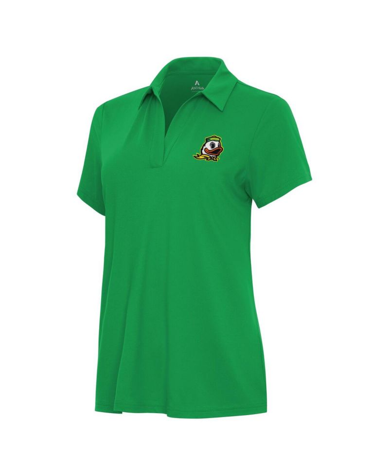Women's Green Oregon Ducks Era Polo Shirt