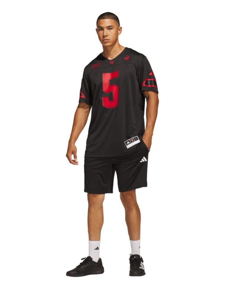 Men's Patrick Mahomes Black Texas Tech Red Raiders Let's Ride Premier Jersey
