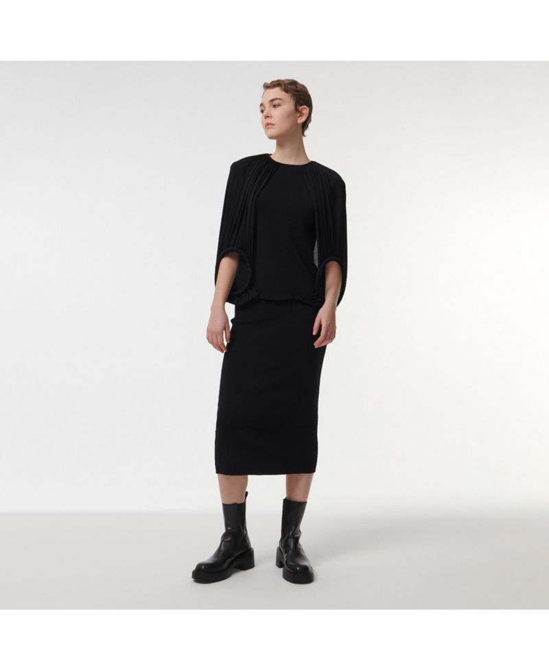 Women's Double-Hoop Knitted Top