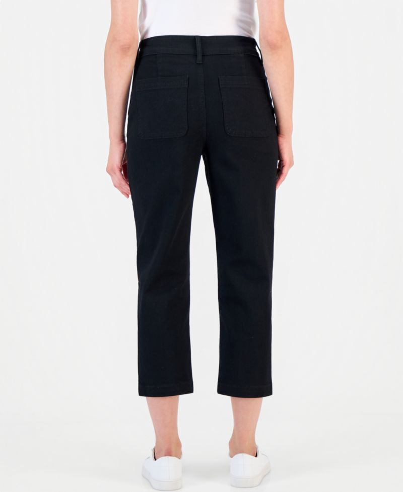 Women's High-Rise Pull-On Utility Ankle Jeans