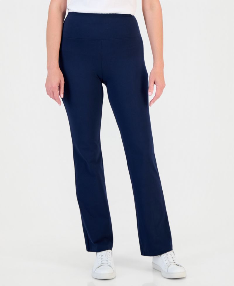 Plus Size High-Rise Bootcut Leggings