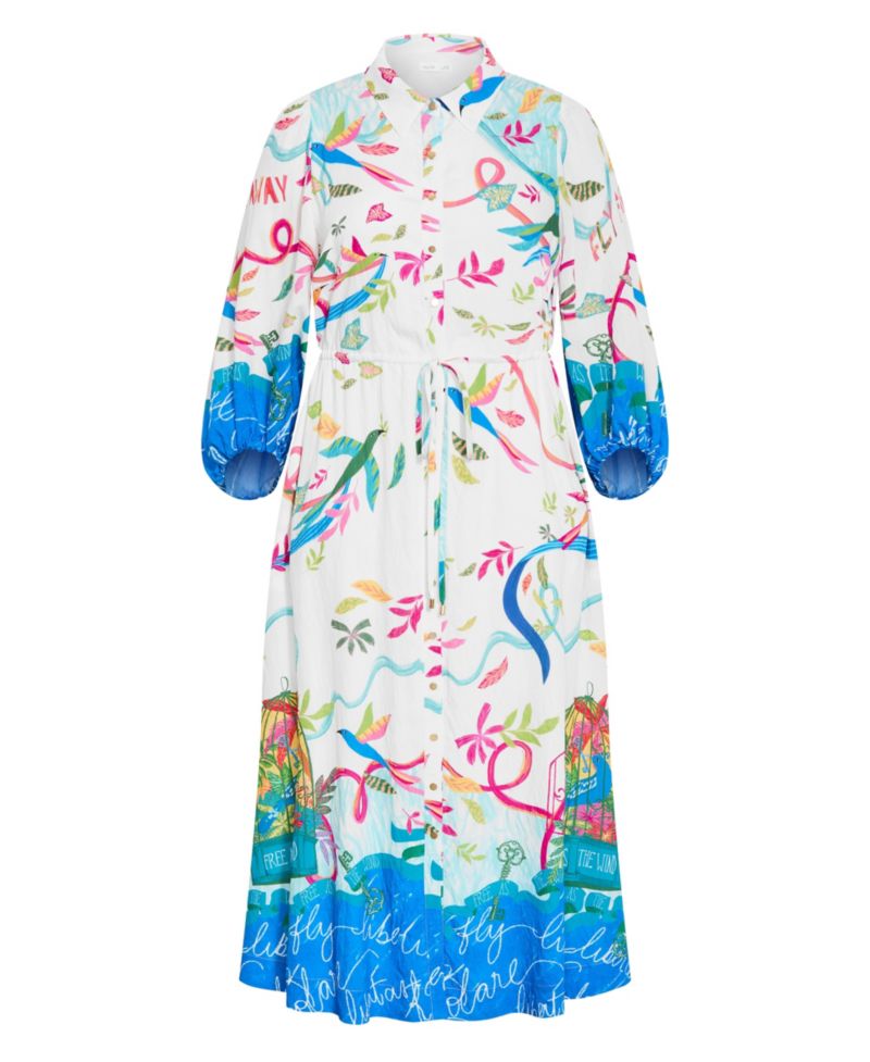 Women's Plus Size Tahlia Spirit Print Maxi Dress
