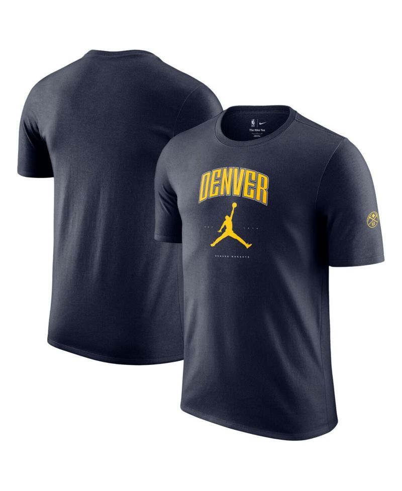 Men's and Women's Navy Denver Nuggets Essential Cities T-Shirt