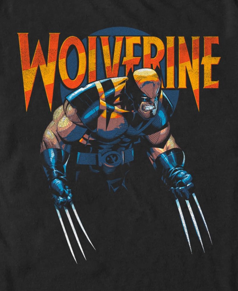 Men's Dark Wolverine Short Sleeve T-Shirt