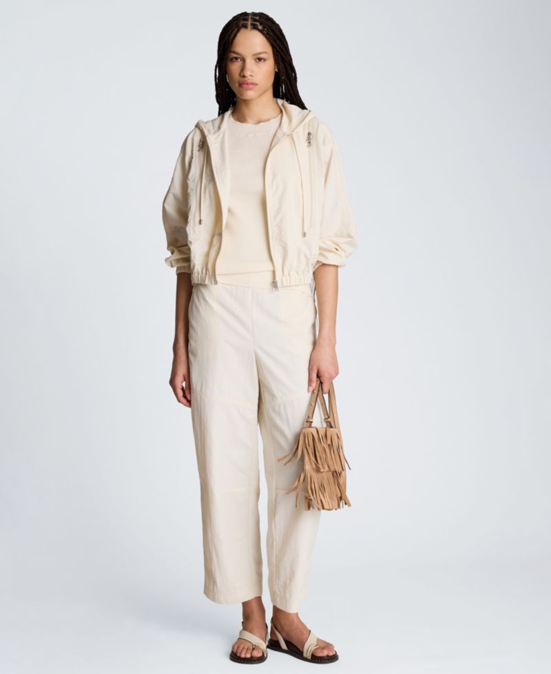 Women's Mid-Rise Barrel Leg Pants