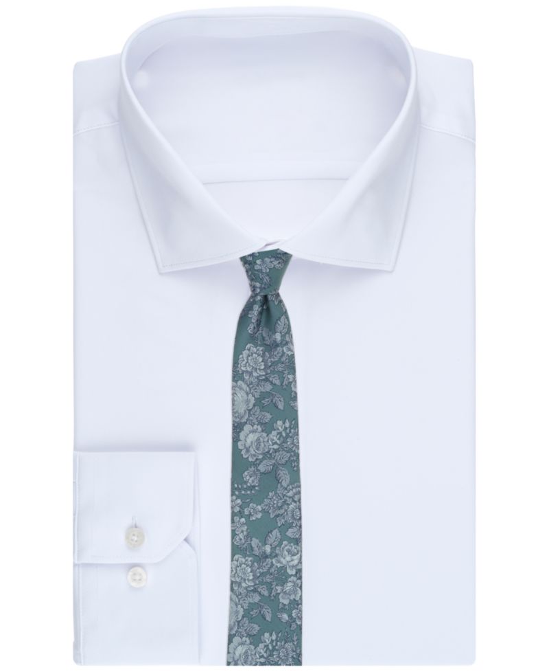 Men's Welsh Floral Skinny Tie