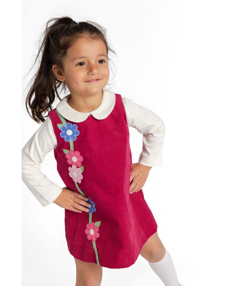 Girls' 4-6X Long Sleeve Blouse