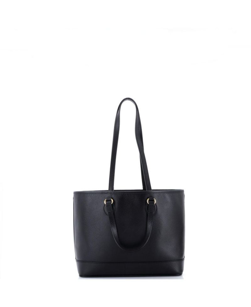 Small Ophidia Top Handle Shopping Tote Leather