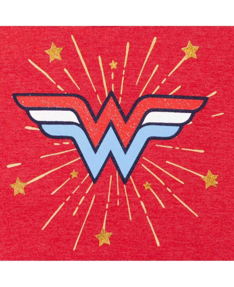 Baby Girls DC Comics Wonder Woman T-Shirt and Active Retro Dolphin Shorts Outfit Set