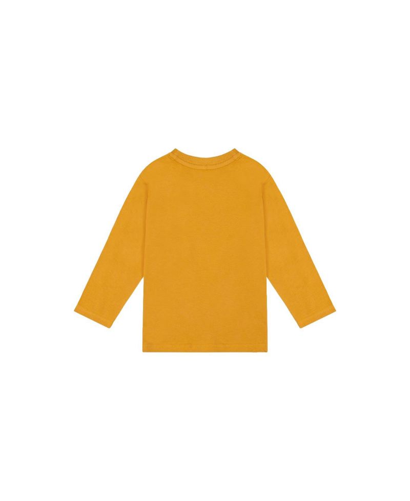 Little and Big Boy 6- 8 Long Sleeve Organic Cotton T-Shirt