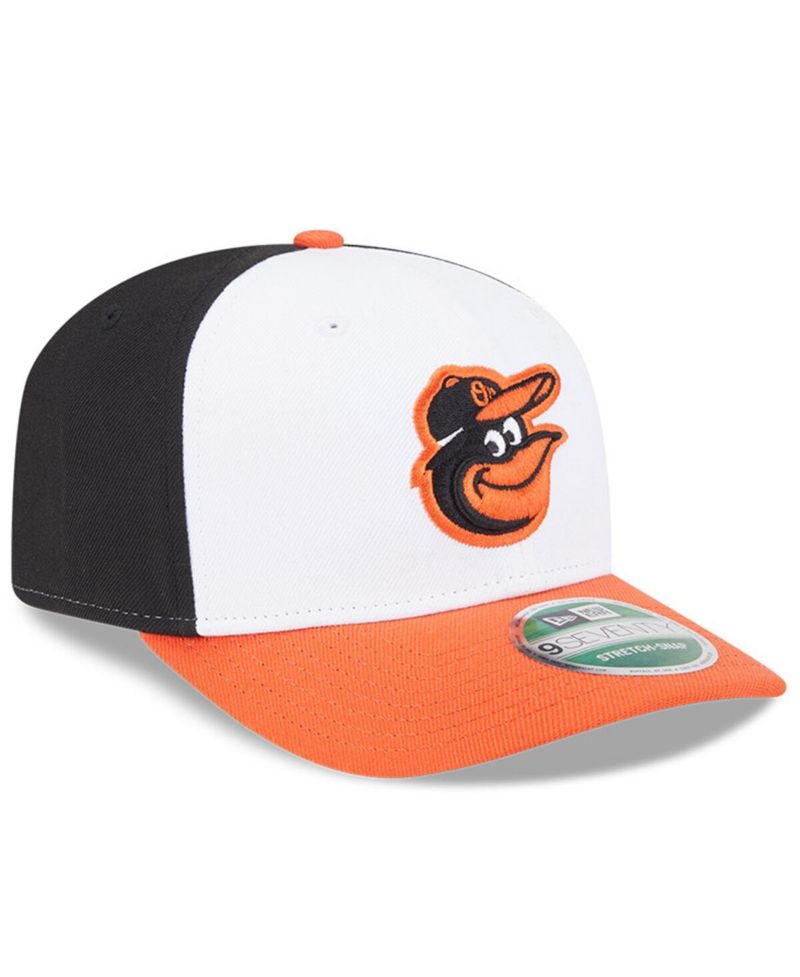 Men's Black/Orange Baltimore Orioles Player Replica 9SEVENTY Adjustable Hat