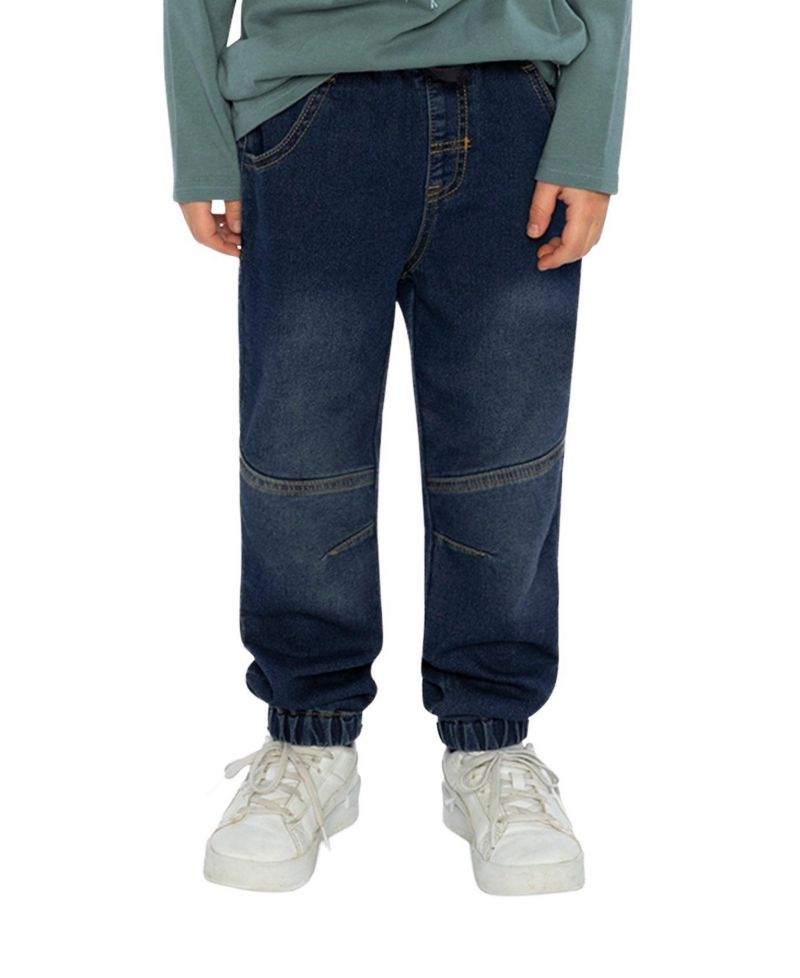 Little and Big Boy (6-12) French Terry Denim Jogger Pants