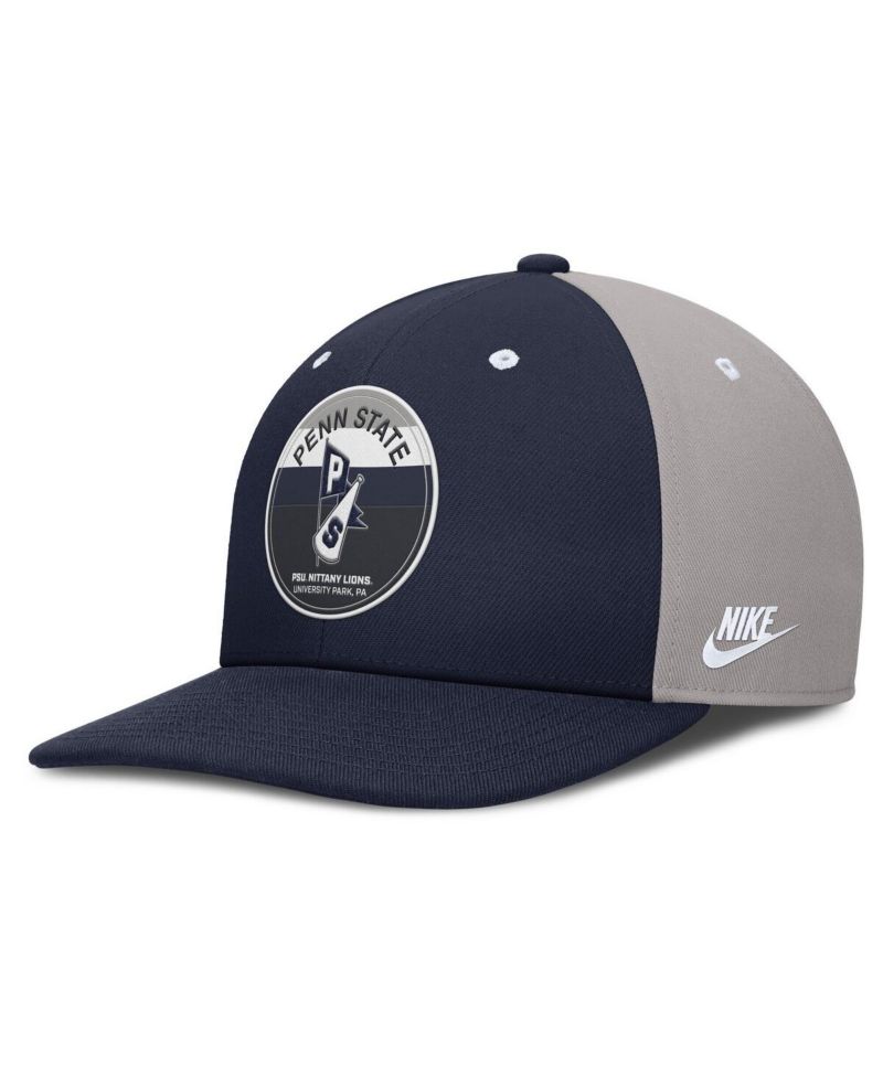Men's Navy/Gray Penn State Nittany Lions Prep Pro Performance Snapback Hat