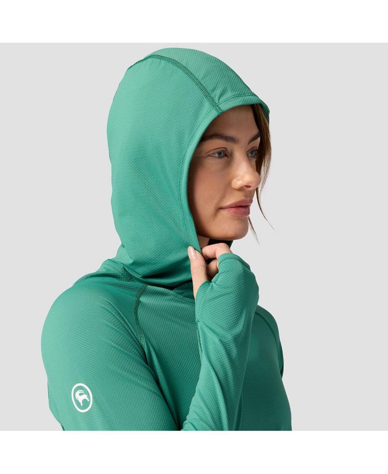 Women's BGA Tahoe Sun Hoodie Long Sleeve Performance Tops