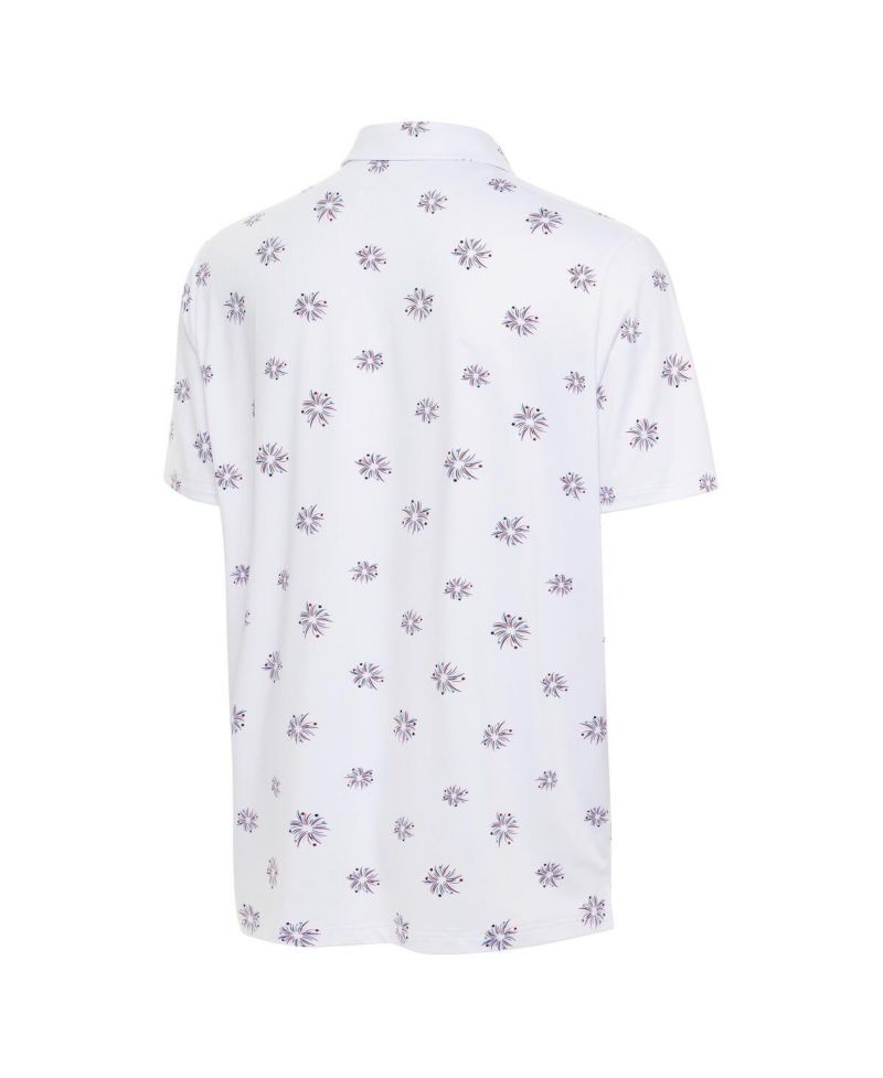Men's White Dallas Cowboys Fireworks Polo
