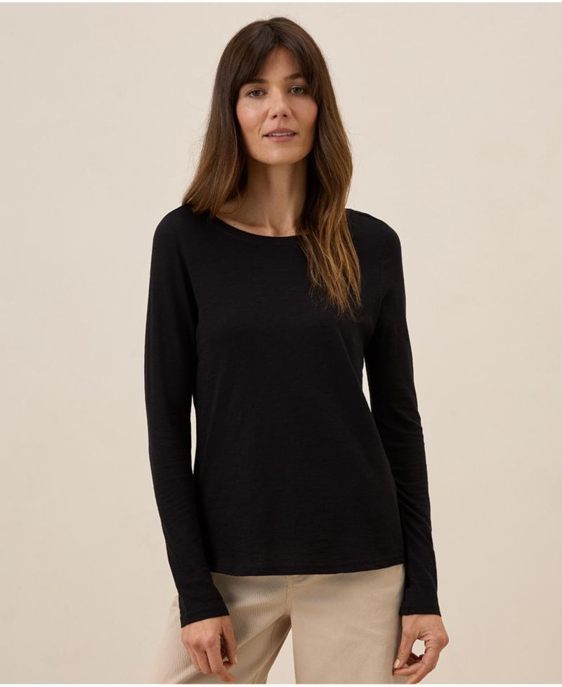 Women's Organic Cotton Featherweight Slub Long Sleeve Tee