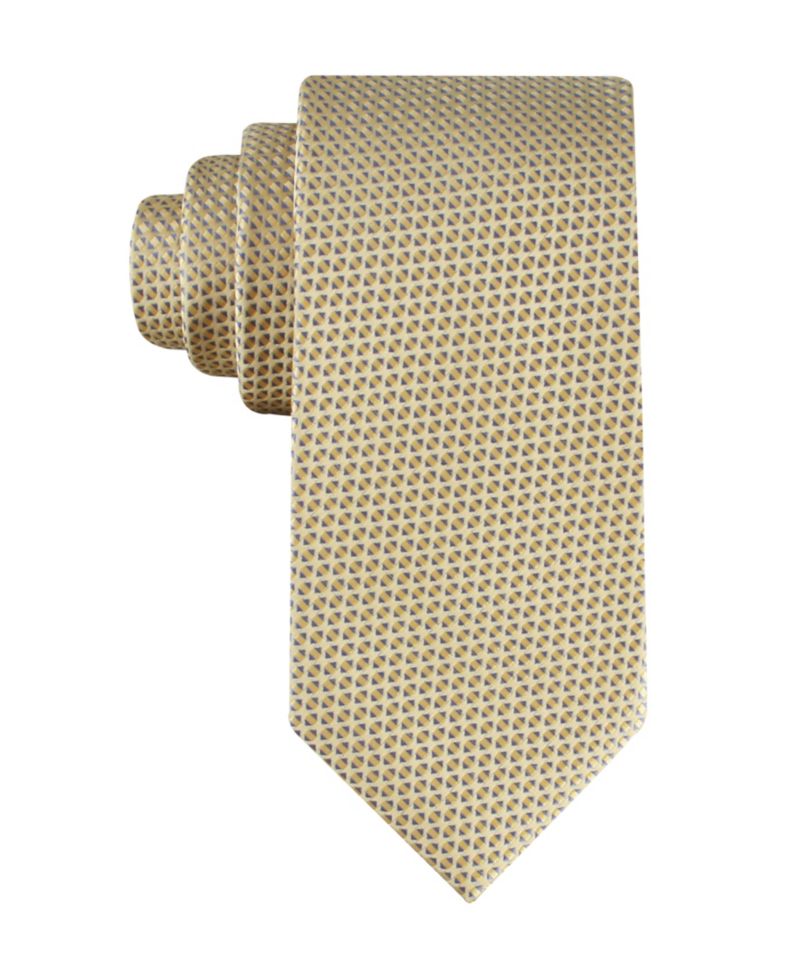 Men's Hans Micro Geometric Motif Pattern Tie
