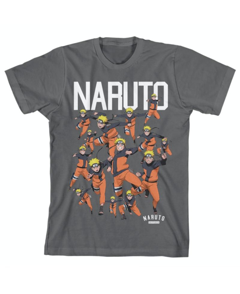 Character Squad Youth Charcoal Gray Graphic Tee-L
