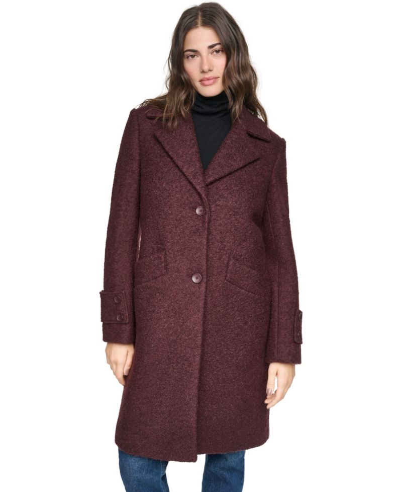 Women's Regine Slim Wool-Blend Boucle Coat