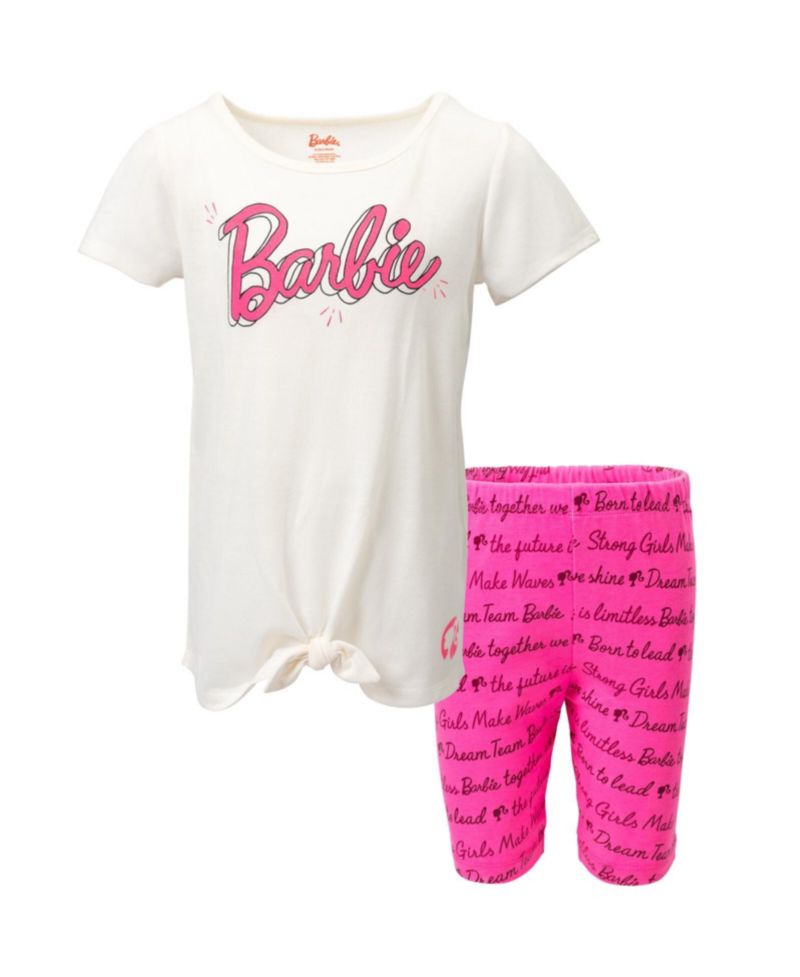 Girls T-Shirt and Shorts Outfit Set