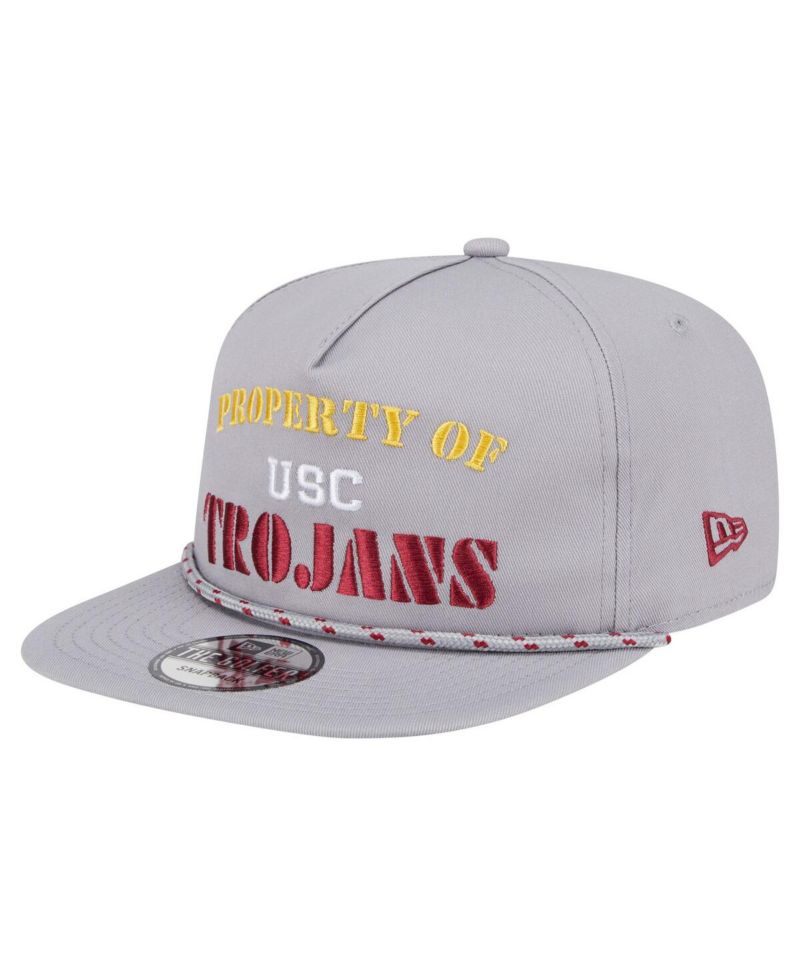 Men's Gray USC Trojans Golfer Vintage Adjustable Hat