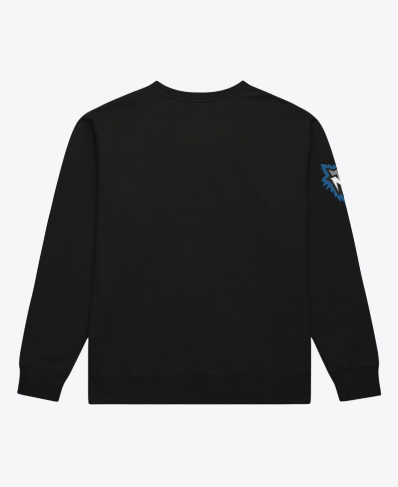 Men's Black Minnesota Timberwolves Duel Logos Sweatshirt