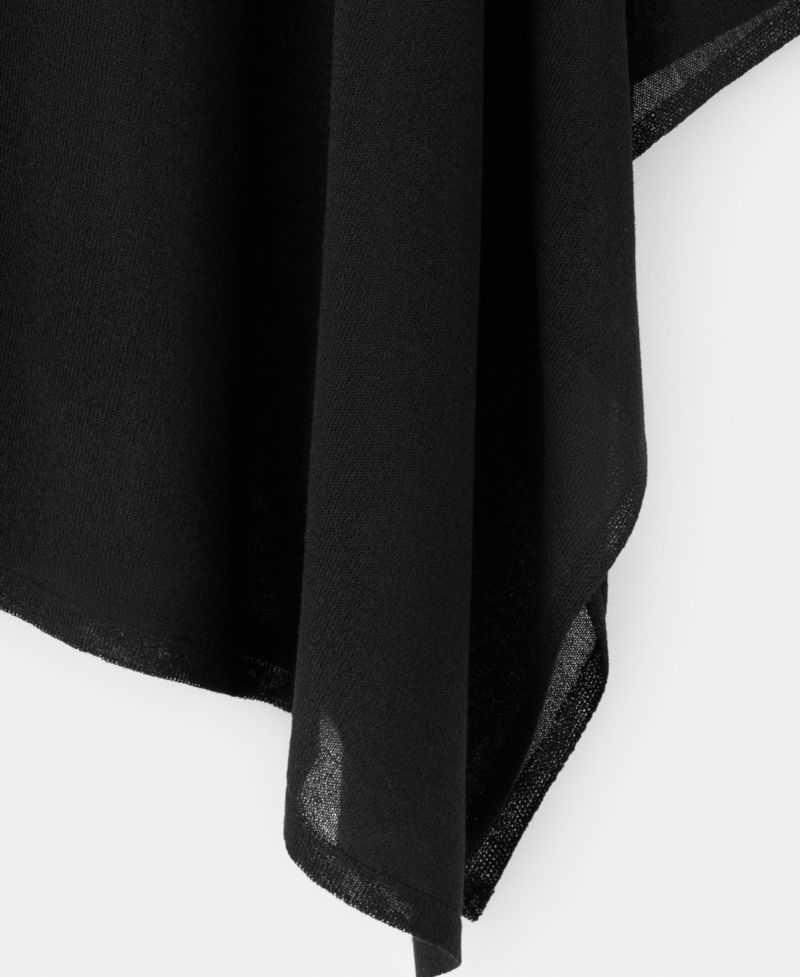 Women's Asymmetrical Knitted Cape