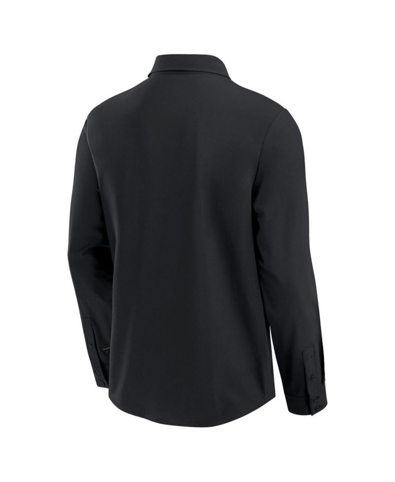 Men's Black St. Louis Cardinals Front Office Long Sleeve Button-Up Shirt