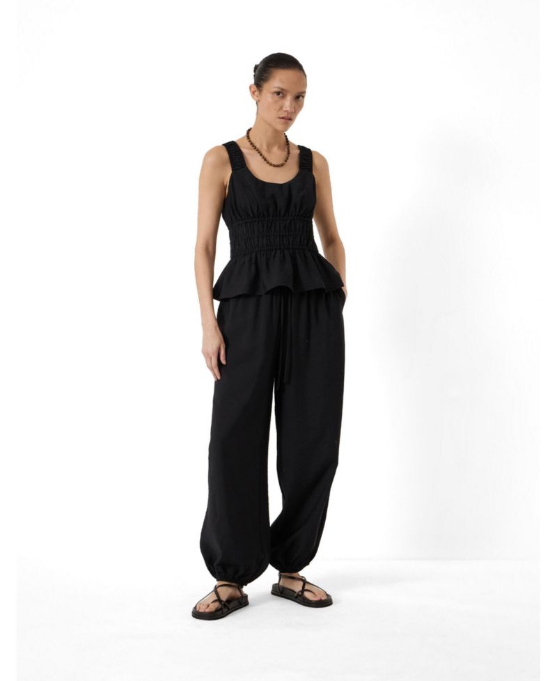 Women's Amaris Bubble-Hem High-Rise Pull-On Pants