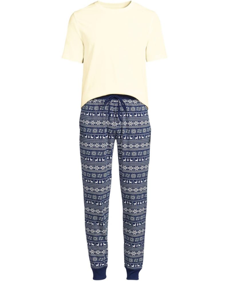 Men's Knit Jersey Pajama Sleep Set