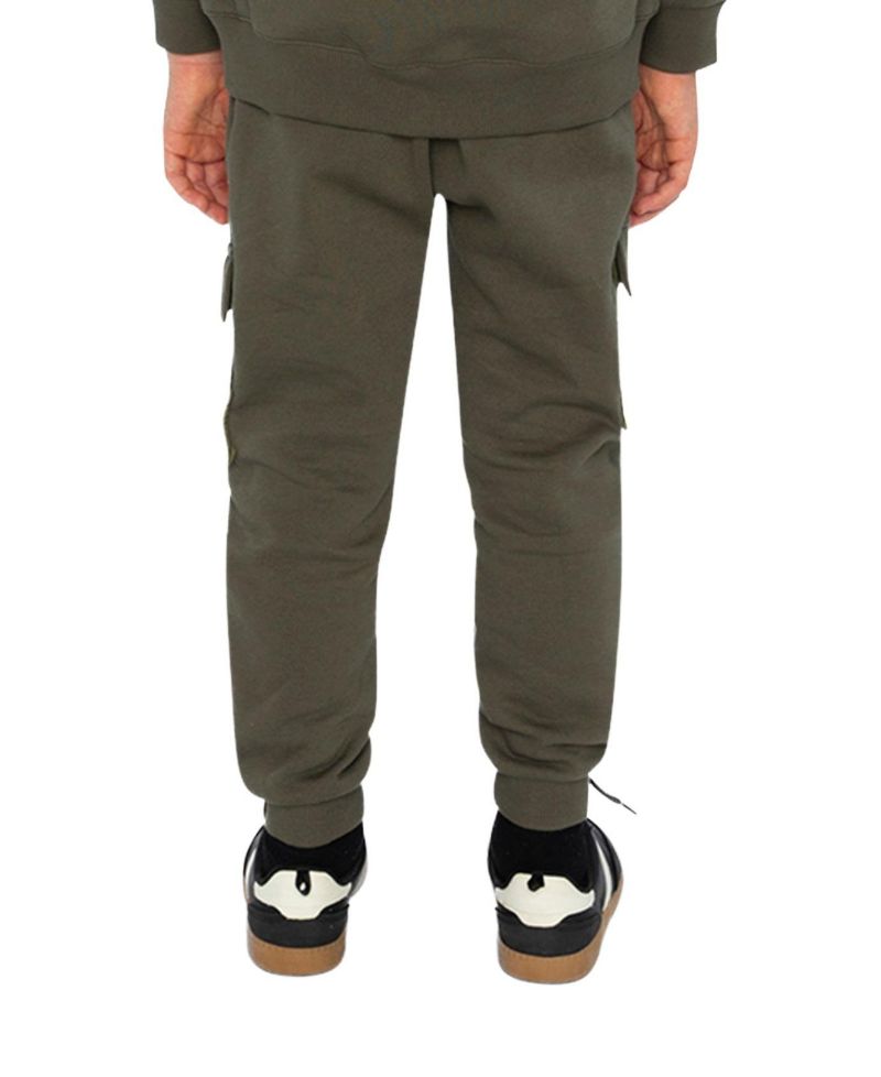 Little and Big Boy 6 - 12 Fleece Bi-Material Sweatpants with Pockets