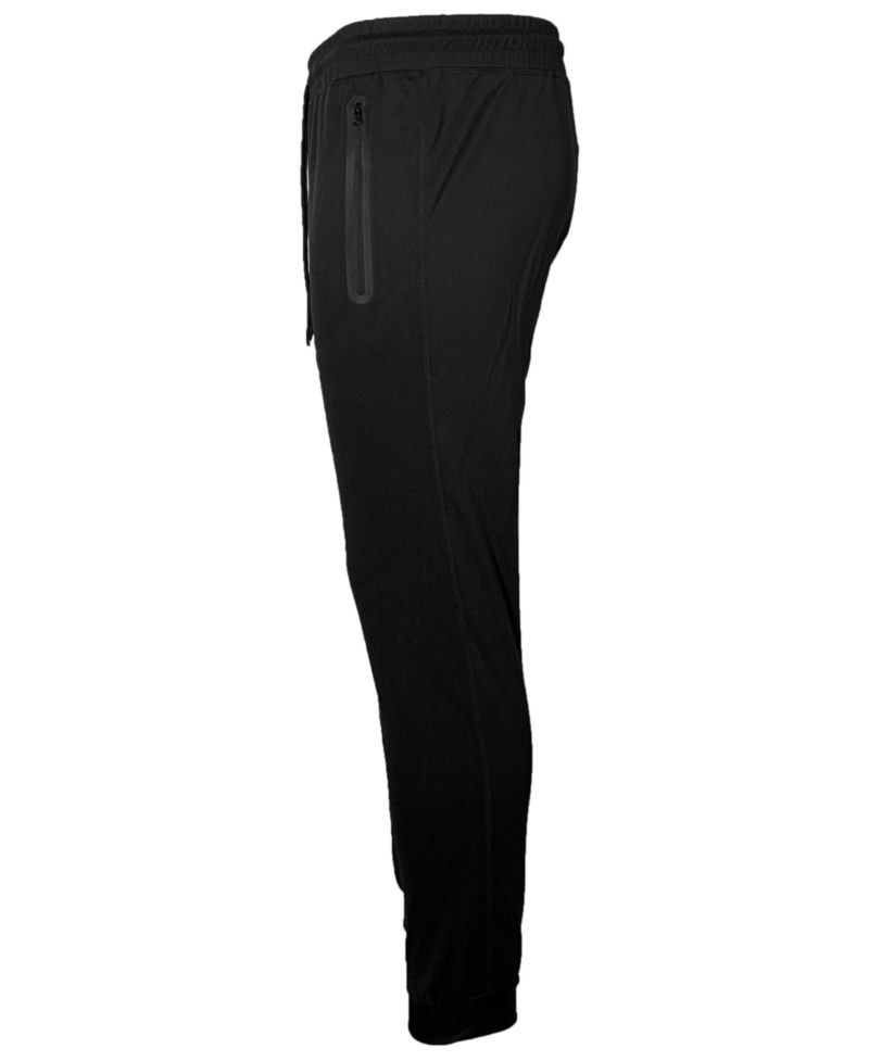 Men's Slim-Fit Tech Joggers Zipper Pockets Sweatpants