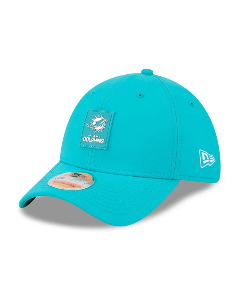 Men's Aqua Miami Dolphins 2025 Sideline 39THIRTY Flex Hat