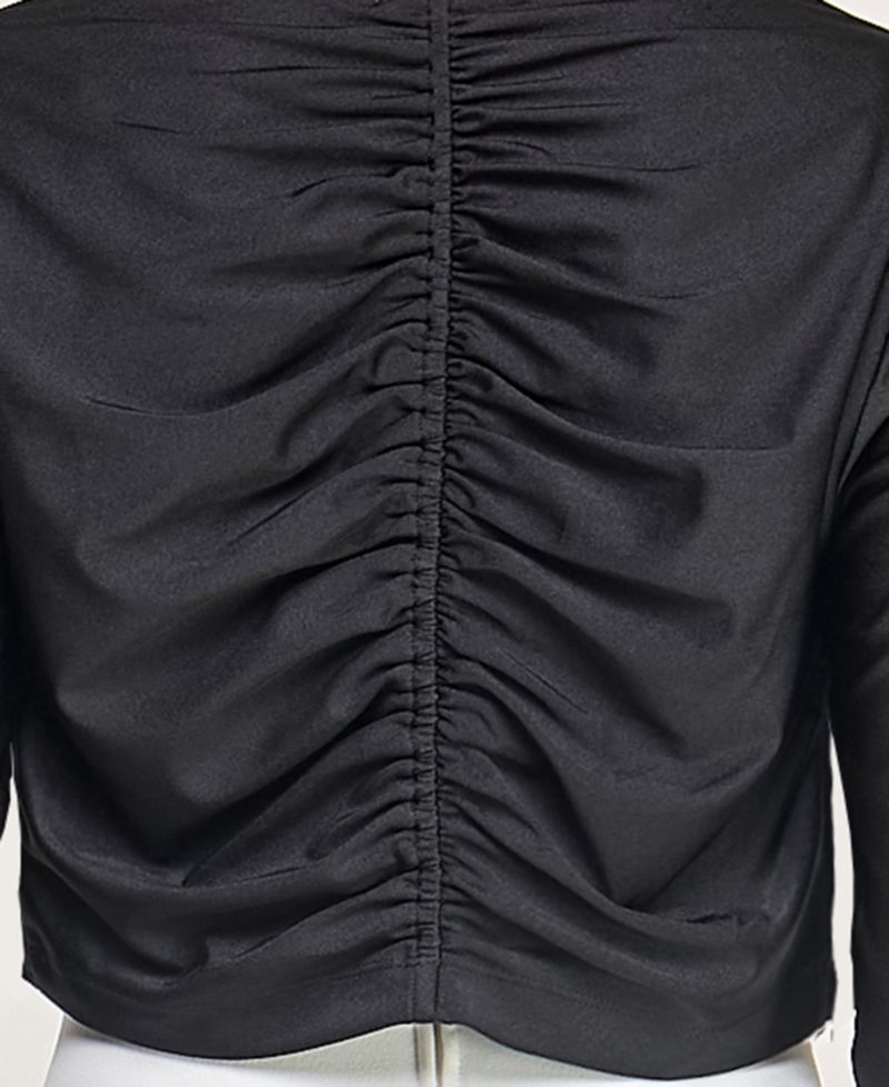 Juniors' 3/4-Sleeve Bolero Jacket