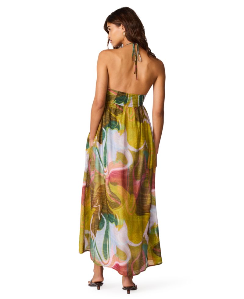 Women's Yazmina Sleeveless Halter Boho Dress