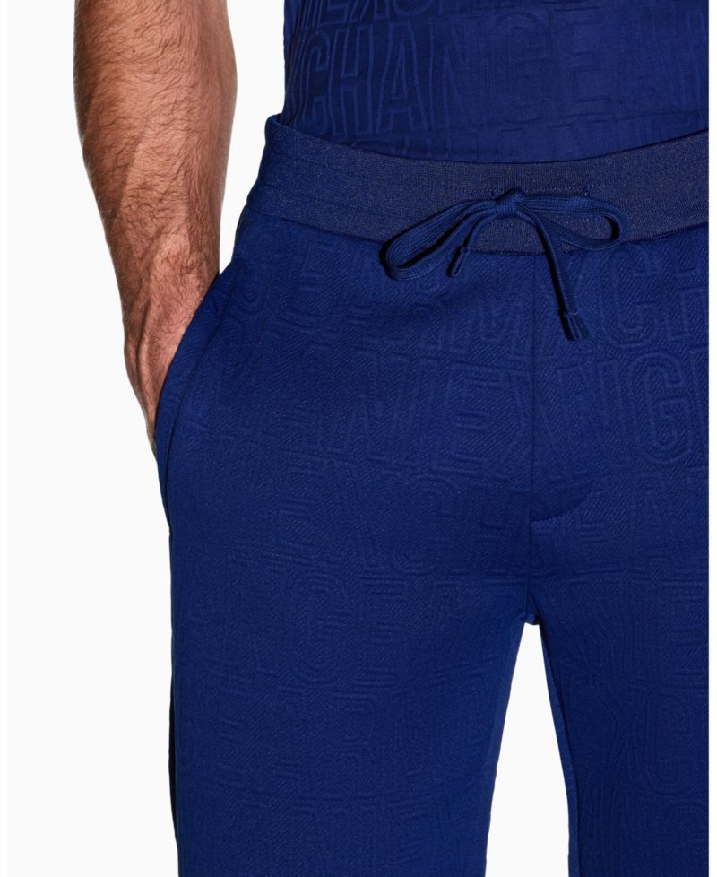Men's Jacquard All Over Logo Jogger